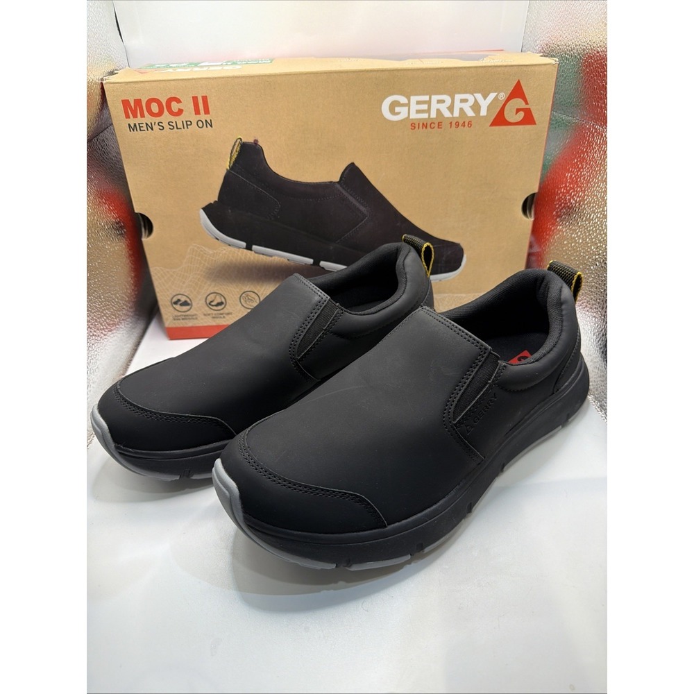 Gerry Men's Size 9.5 Moc II‎ Easy Slip On Light Weight Sneakers Shoes, Black
